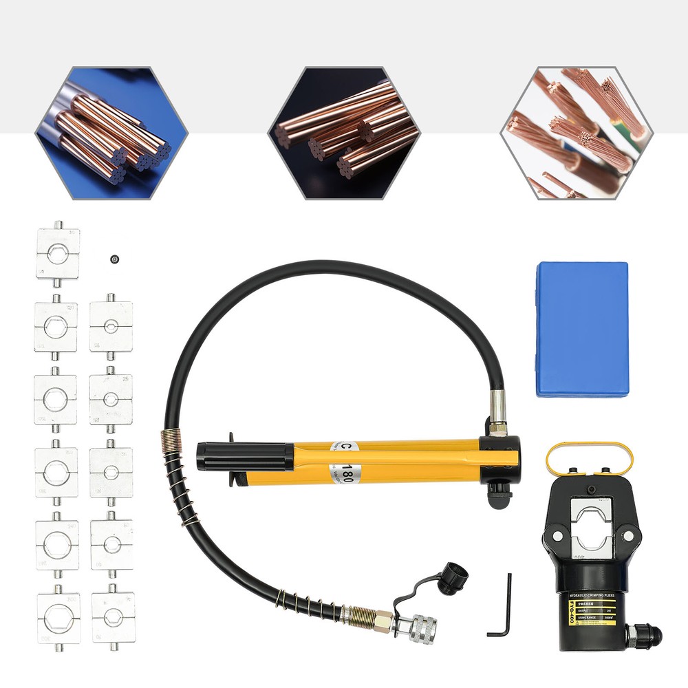 Hydraulic Compression Head Split type 16-400mm2 Crimping Tools Crimper Plier USA