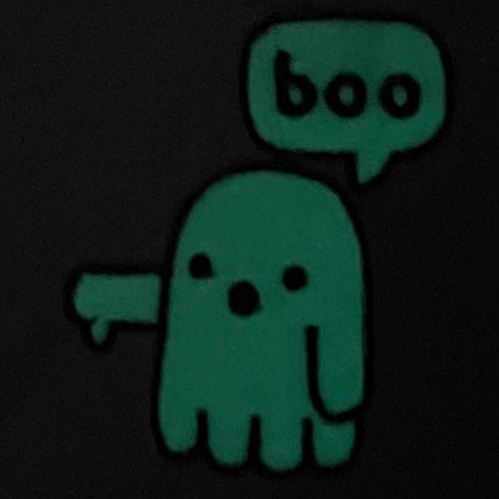 Boo Boo Ghost Iron On Embroidery Patch