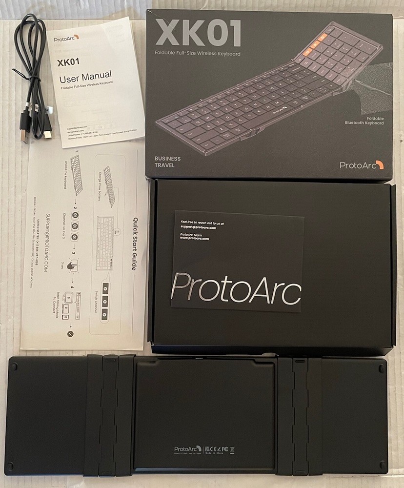 Full Size Foldable Wireless Keyboard