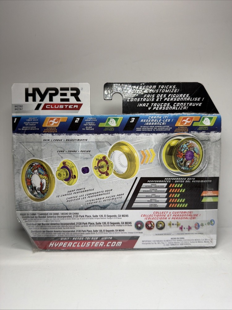 Hyper Cluster Teal Blue Skull Starter Pack Stamina Endurance Control #42367 NEW