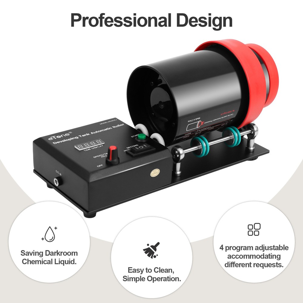 Automatic Darkroom Film Processor Machine For Jobo AP+3 Spirals Developing Tank
