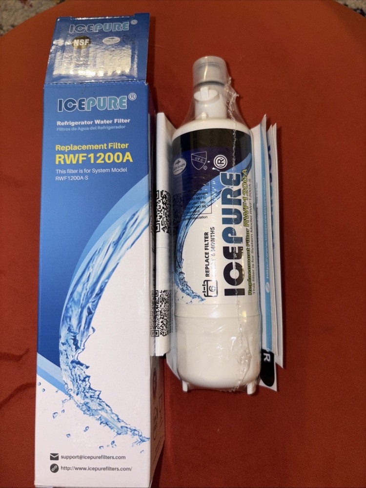 Brand New Sealed IcePure RWF1200A Replacement Water Filter - 1 Pack