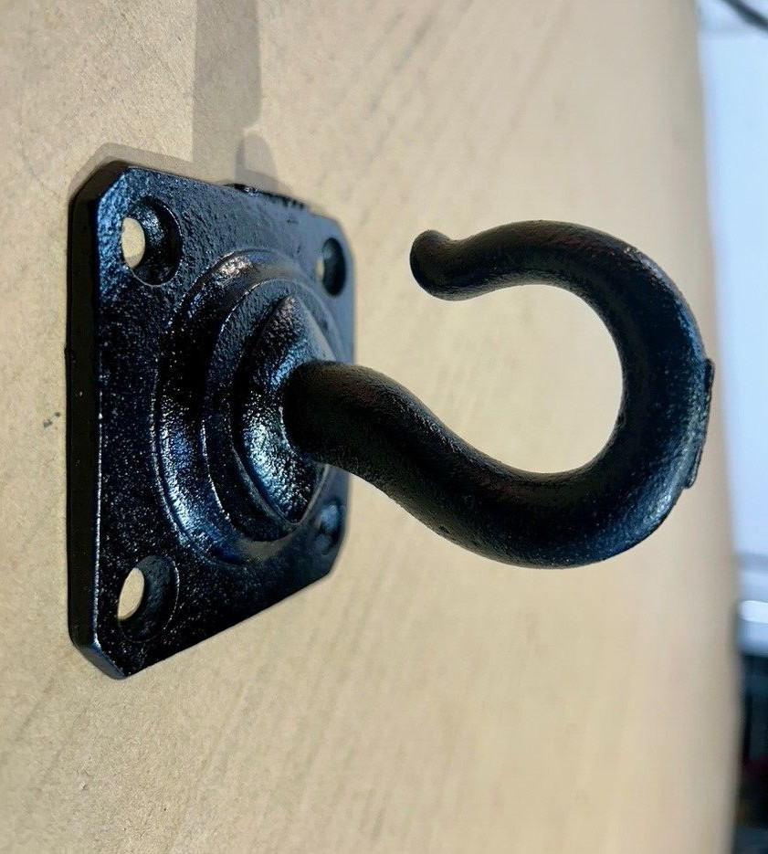 Vintage cast iron wall hook