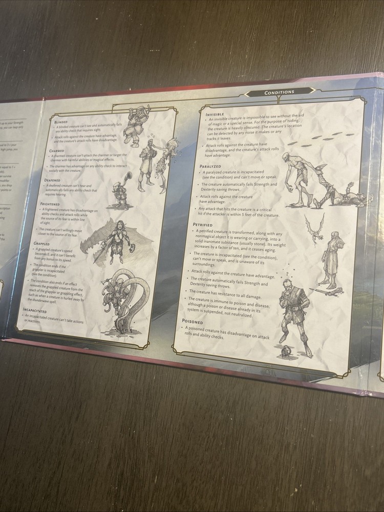 Dungeons & Dragons 5th RPG Master's DM Screen Reincarnated Guide