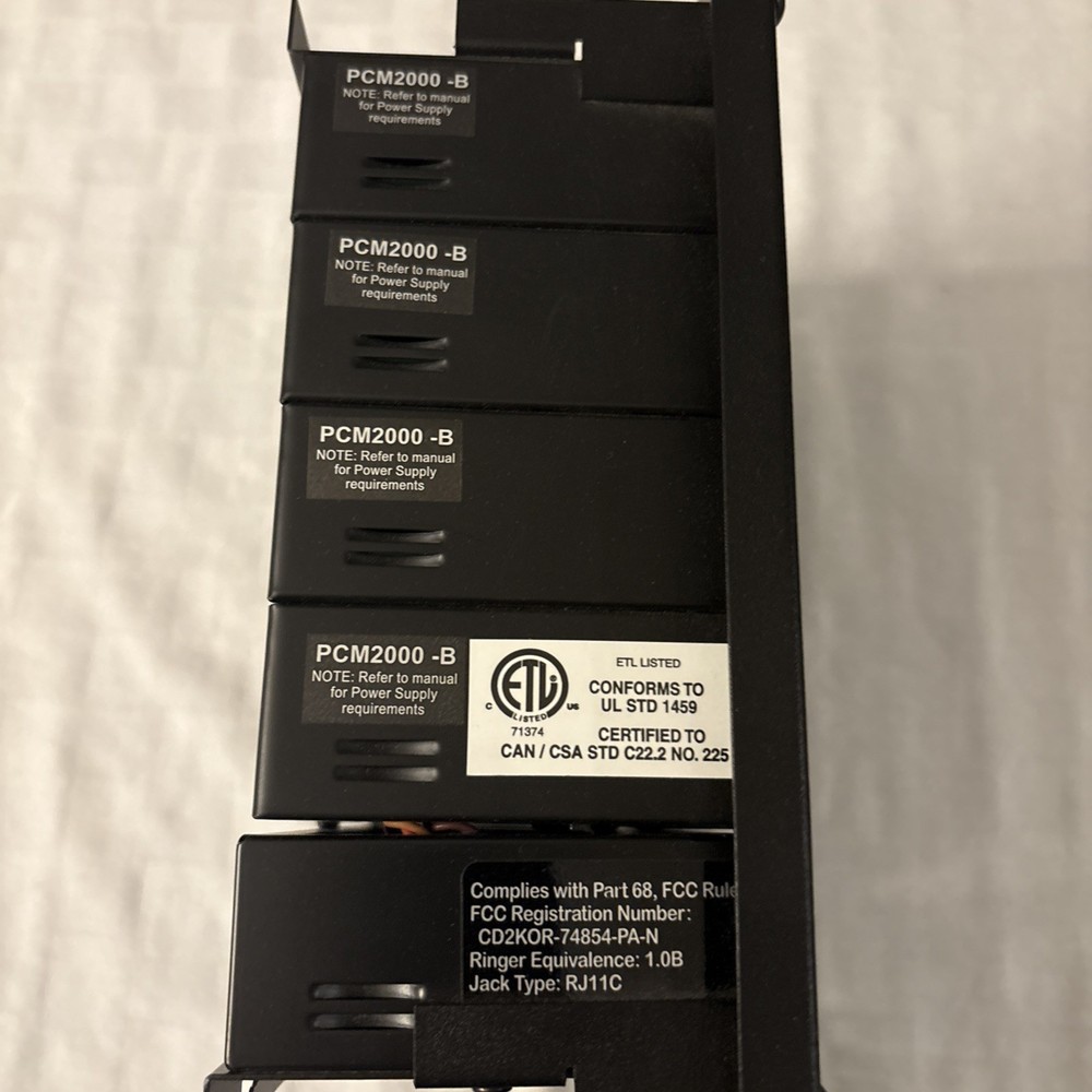 BOGEN PCM 2000-B PAGING SYSTEM 12 ZONES WITH PHONE INTEGRATION