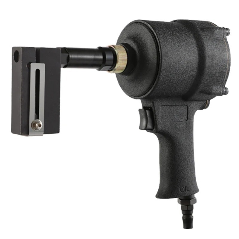 Pneumatic Hole Punching Gun for Doors and Windows, Angle Code Punching Gun