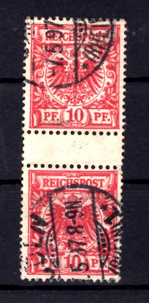 Dr-Krone/Eagle 47d Zs As between Steg Postmarked BPP (L5793