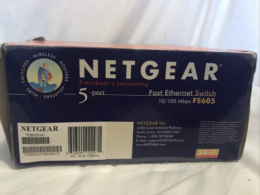 NetGear ProSafe (FS605) 5-Ports External Switch