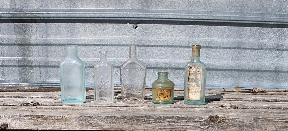 Old bottles - lot of 5
