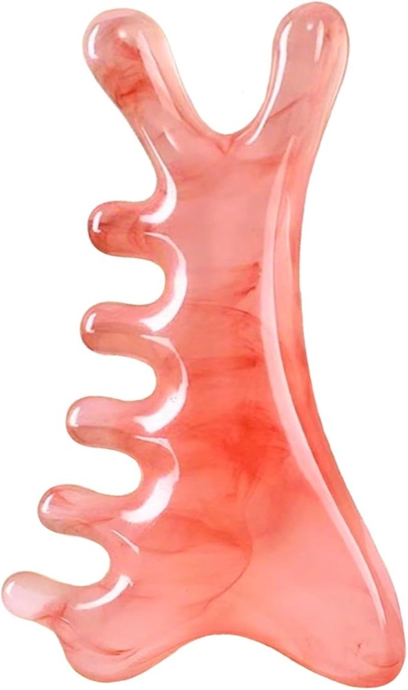 Multi-Functional Manual Massage Tool, Suitable for The Face, Eyes, Head Red