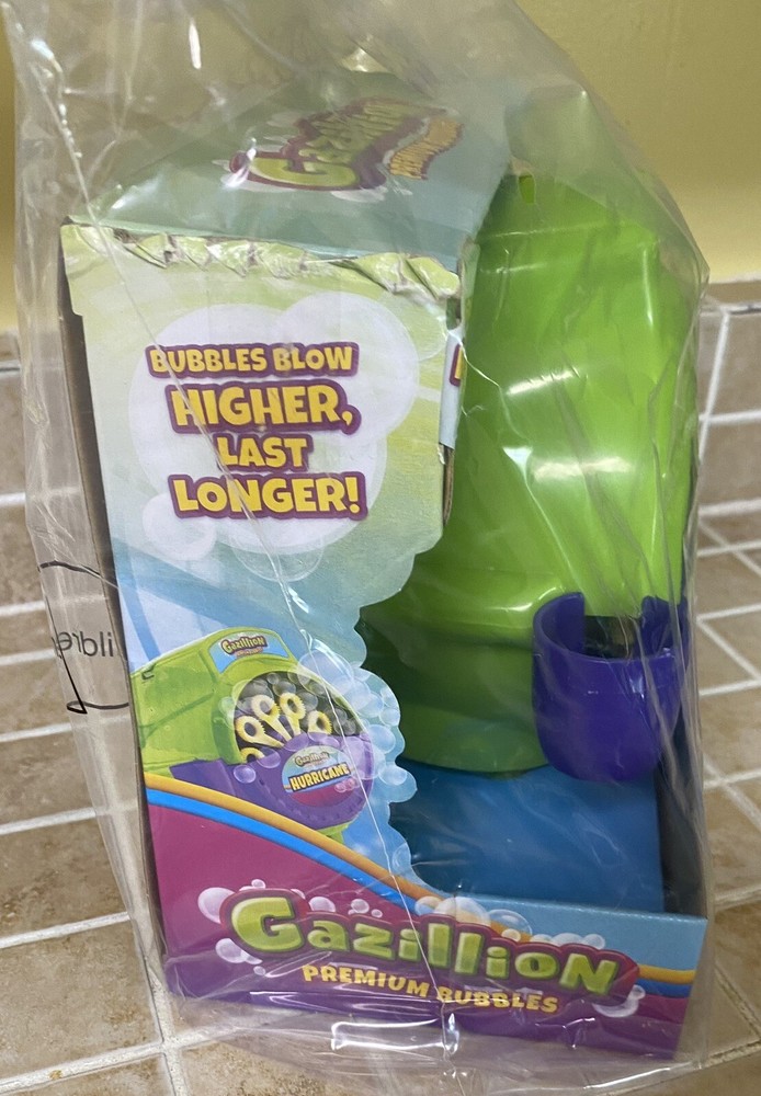 Gazillion Bubbles Hurricane Bubble Making Machine Portable Bubble Maker