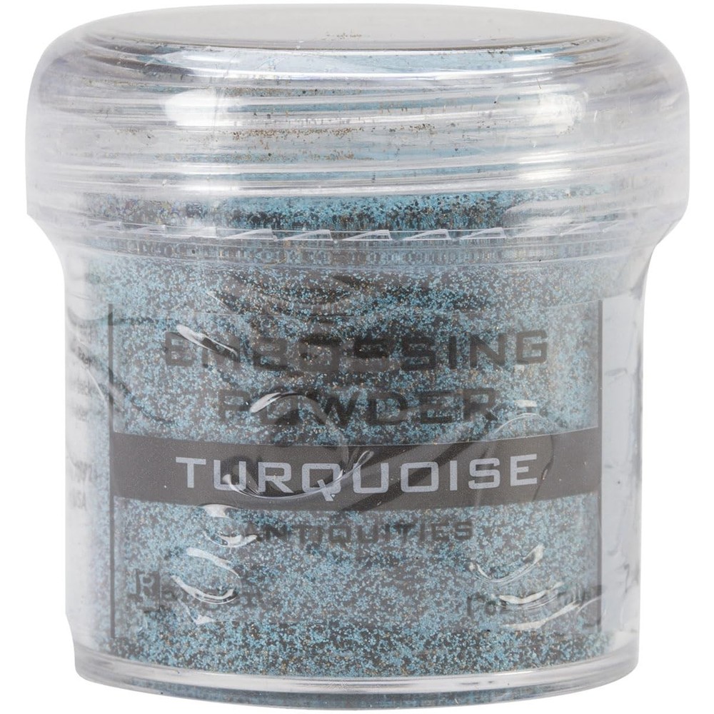 Embossing , Turquoise