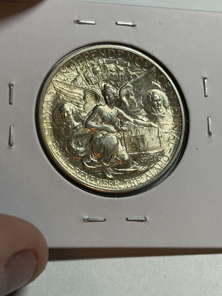 1934 Texas Commemorative Silver Half Dollar UNC Nice Strike