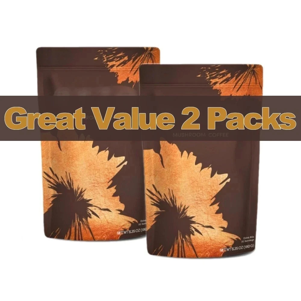 2 PACK Mushroom Coffee 100% Authentic FREE SHIPPNG
