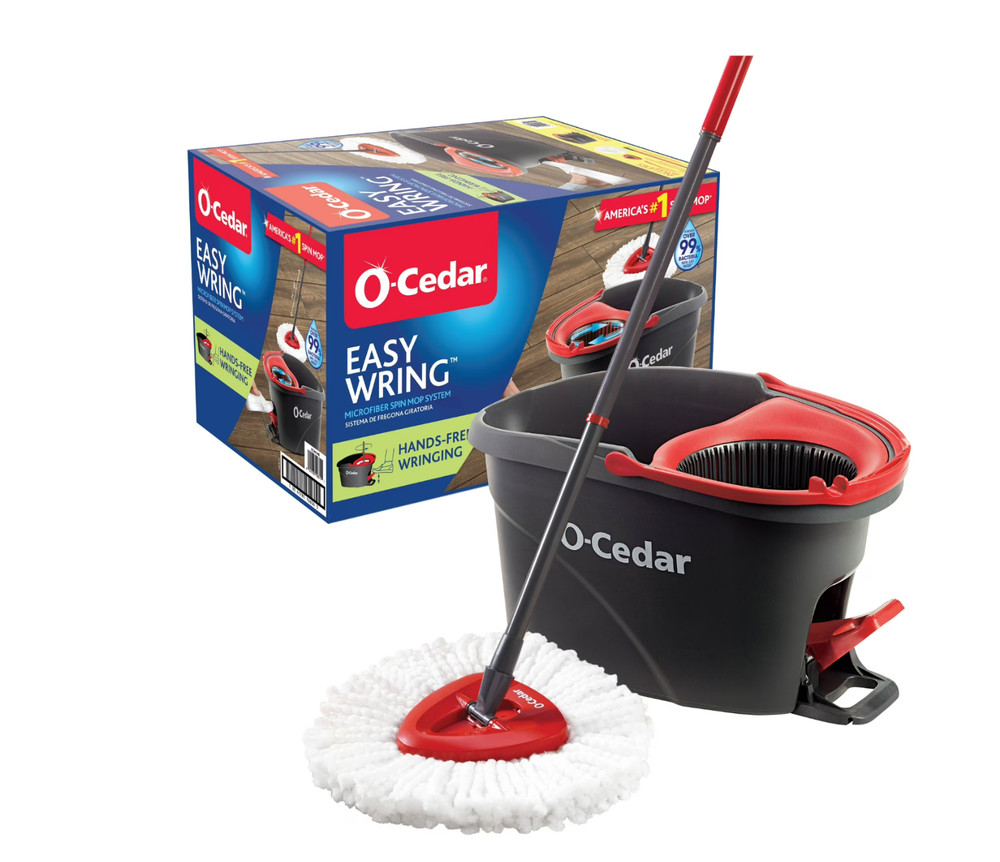 O-Cedar EasyWring Spin Mop and Bucket System