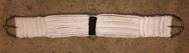 35'' WHITE DOUBLE THICK ROPE ROPER CINCH