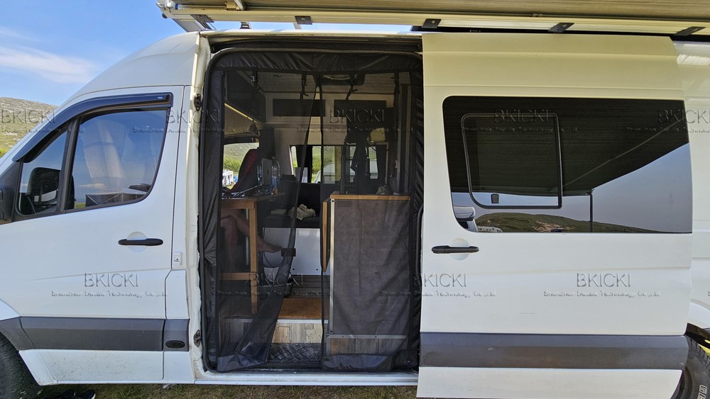 Sliding Door Bug Screen for Mercedes Benz Sprinter High roof