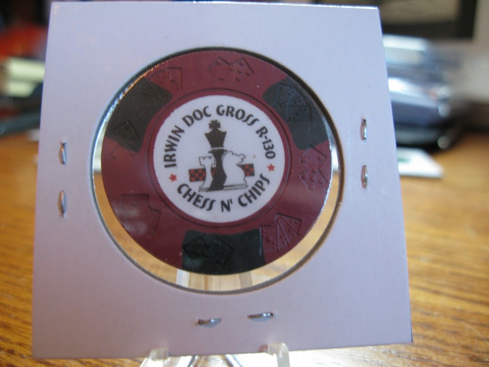 (NICE) IRWIN DOC GROSS 3 CHIPS CC&GTCC PERSONAL CASINO POKER CHIPs