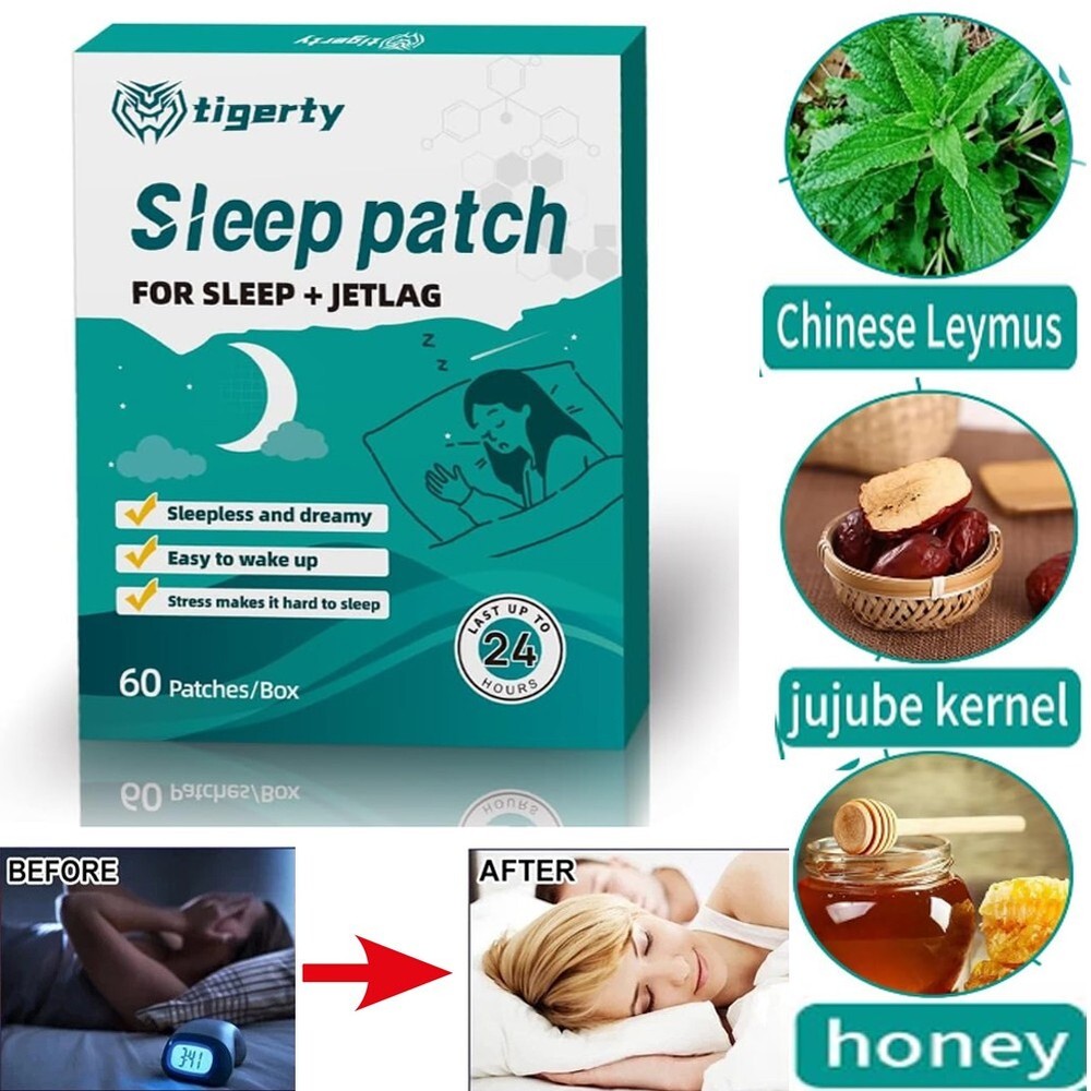 Jujuba Kernel Deep Sleep Patch Relieve Headache Natural Sleeping Aid Plaster