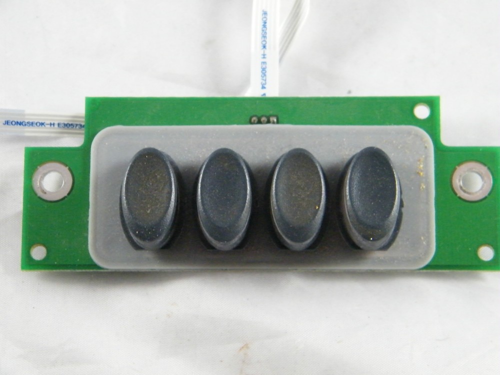 TRITON 9100 ATM ~ LEFT AND RIGHT ~ FUNCTION KEYS WITH BLACK RUBBER OVERLAYS