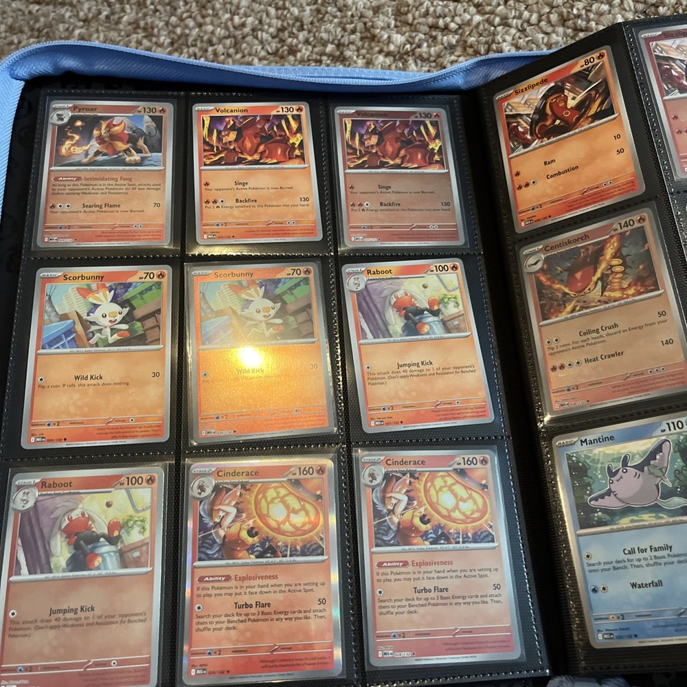 Mega Evolution 100% Complete Master Base Set 264 Cards with C/UC/H/RH & EXs