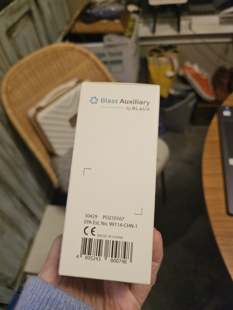 New In Box Blaux Auxiliary Portable AC -G2 Water Curtain Replacement