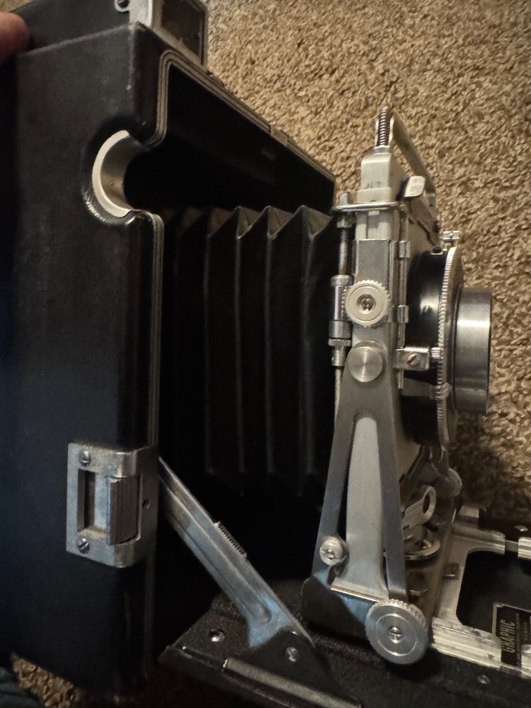 1956 Graflex Crown Graphic, 4x5 coupled range finder camera