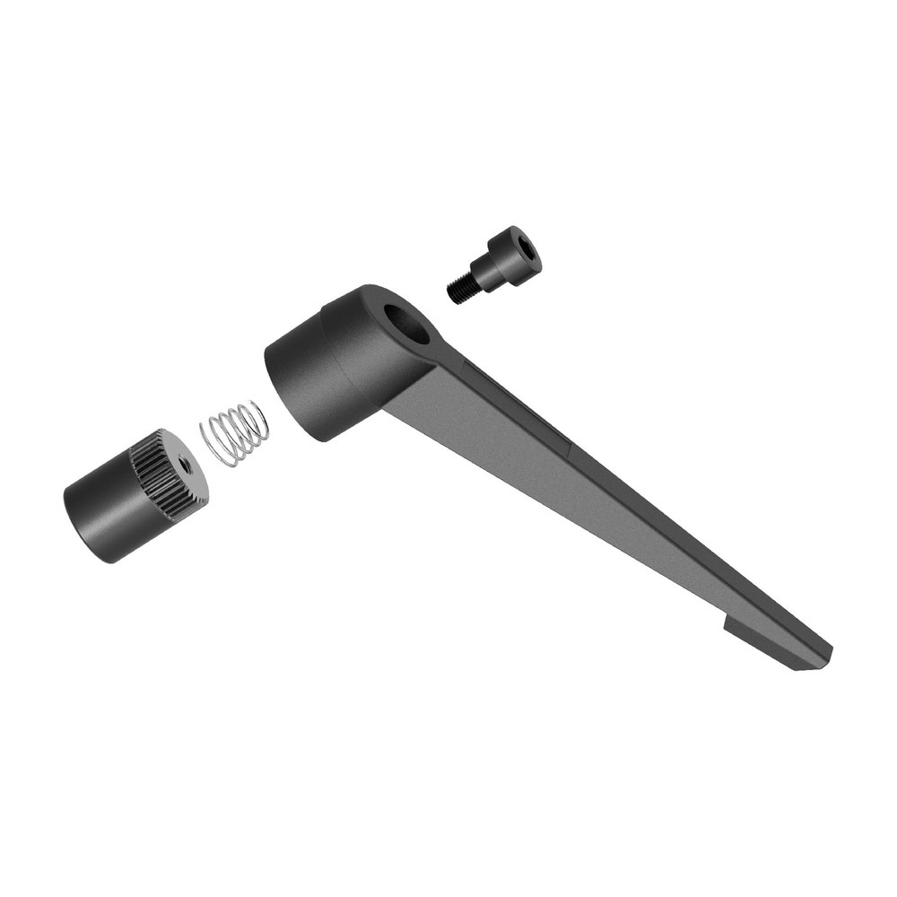 Adjustable Clamping Lever Handles M6 Female Thread Knobs Rotating Push Button