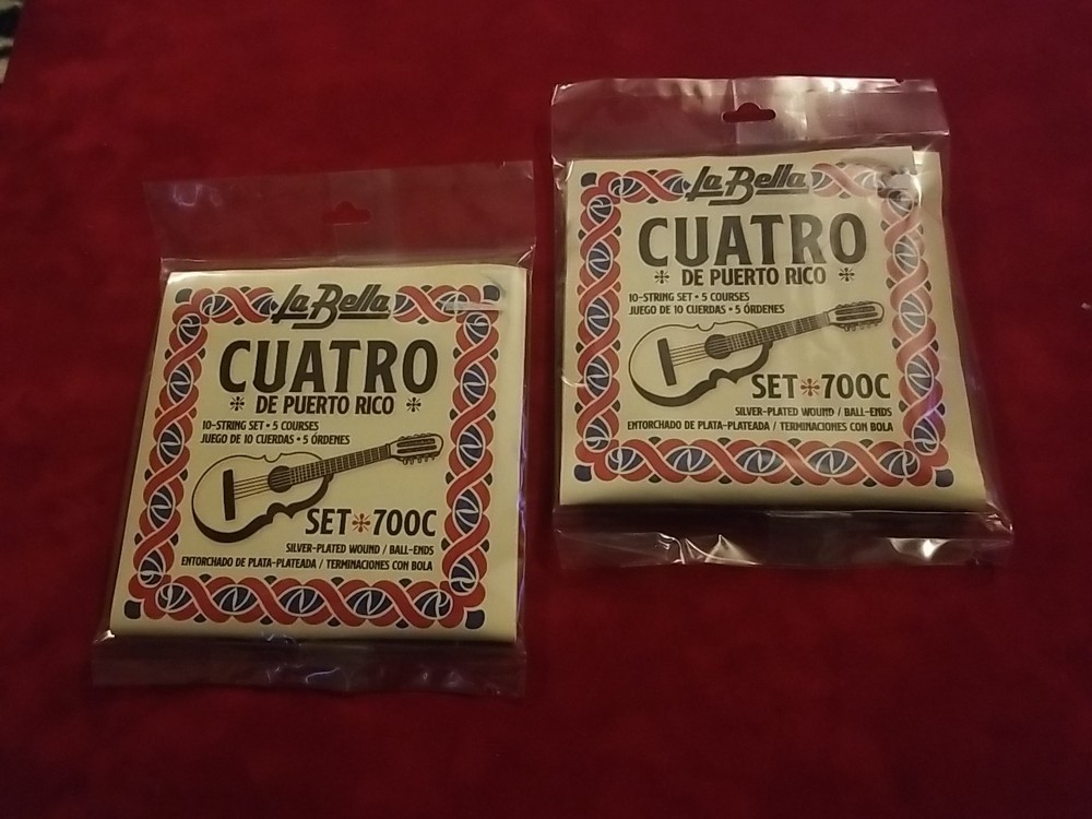 Two Sets Of La Bella 700C Cuatro Strings