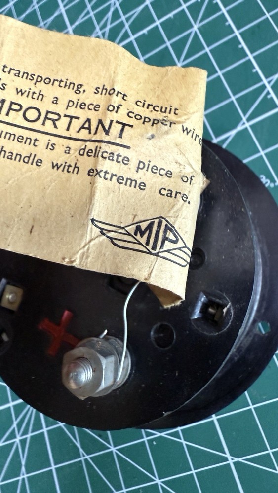 VINTAGE MICRO AMMETER - BRITISH - NOS