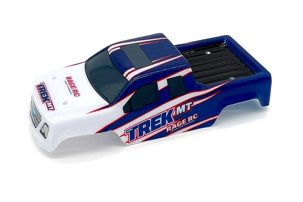 Rage R/C - Printed Body (Blue); Mini Trek MT