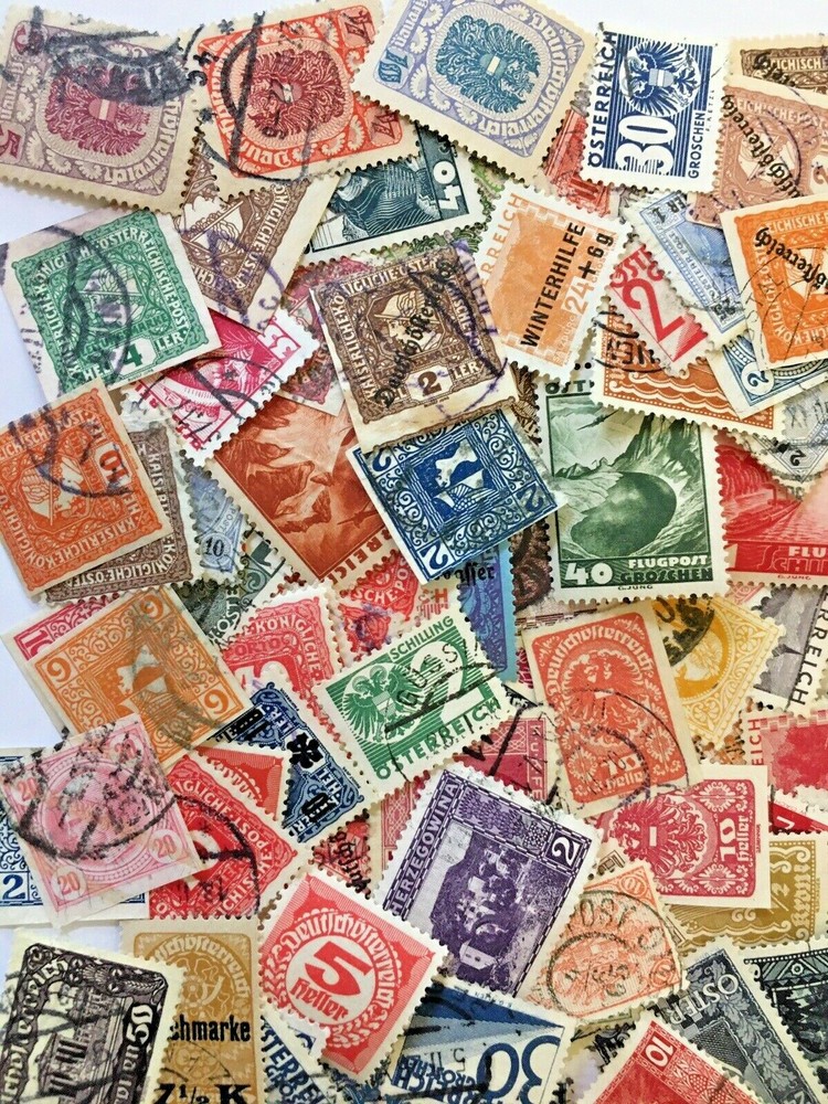 OLD AUSTRIA - 200 STAMPS before 1937, ALL DIFFERENT - Used