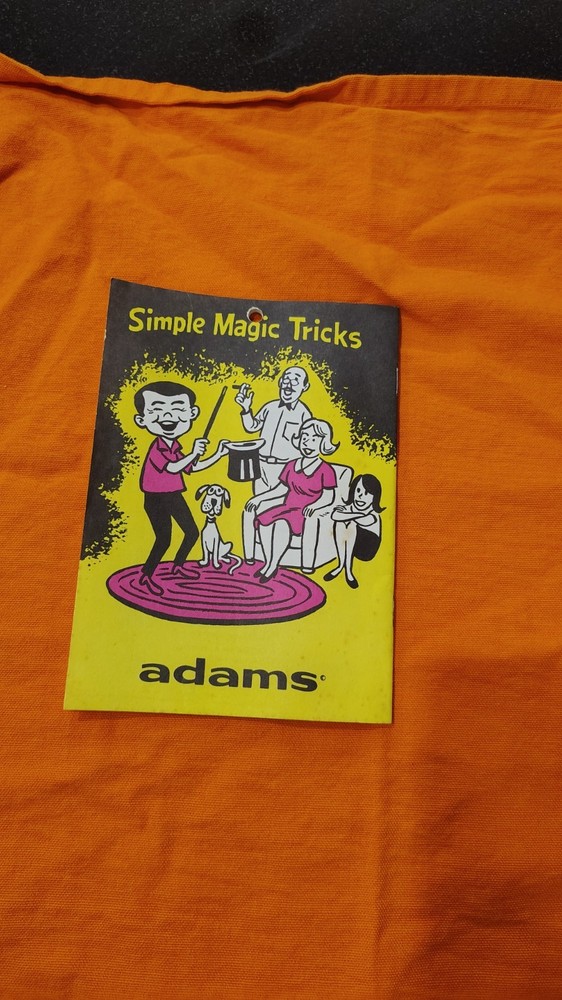 Simple Magic tricks vintage paperback Adams