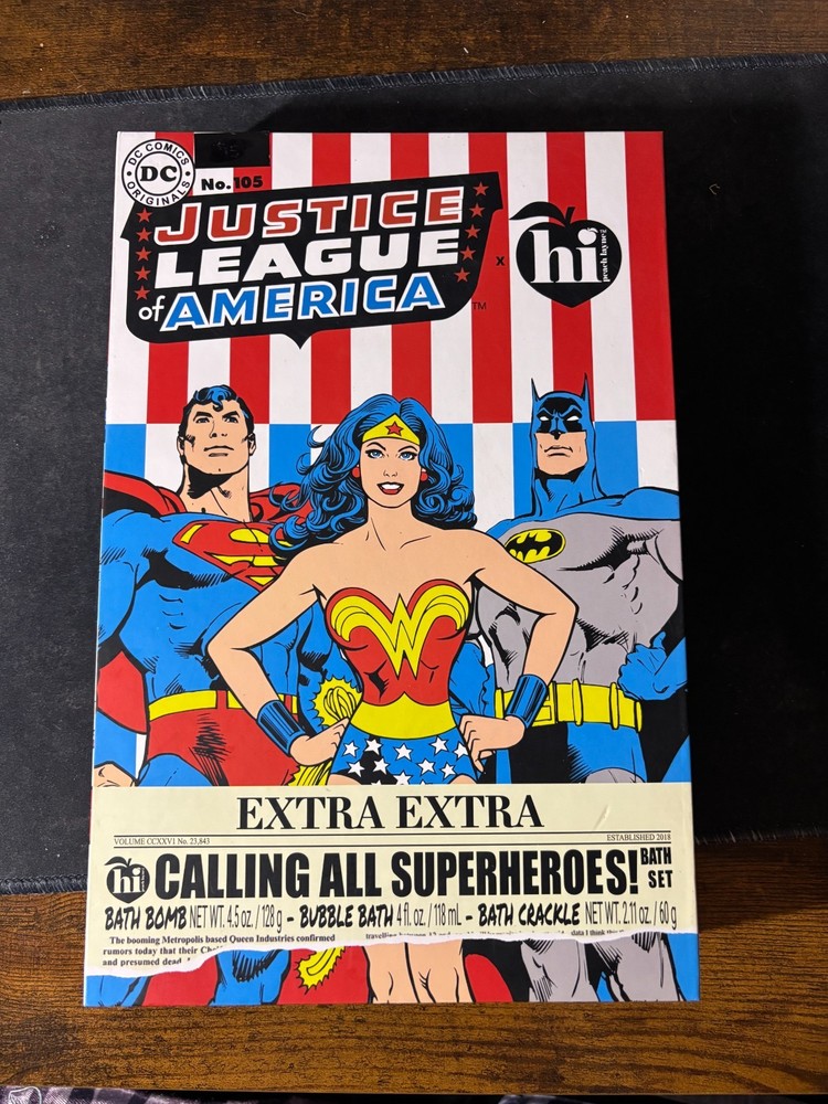 DC Comics  Justice League Bath Bomb, New