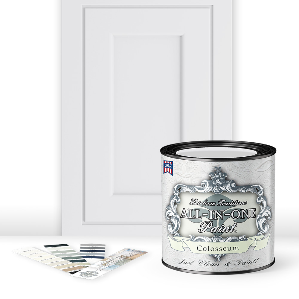 ALL-IN-ONE Paint 2 Quart Cabinet Paint Bundle - Colosseum