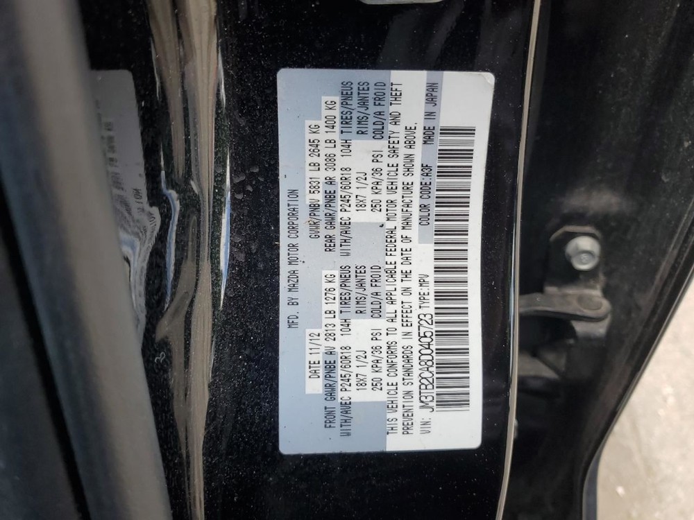 CX-9 2013 Glove Box 4678257