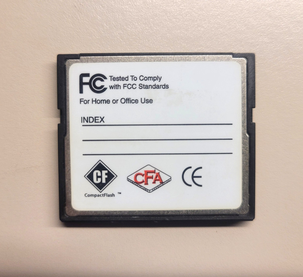 Wintec 128mb CF Compact Flash Card for Cameras or Computers Wiped & Tested