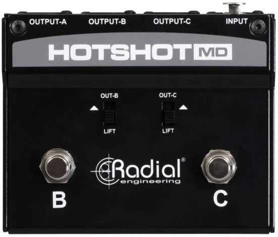 Radial Engineering HOTSHOT-MD Dynamic Microphone Switcher