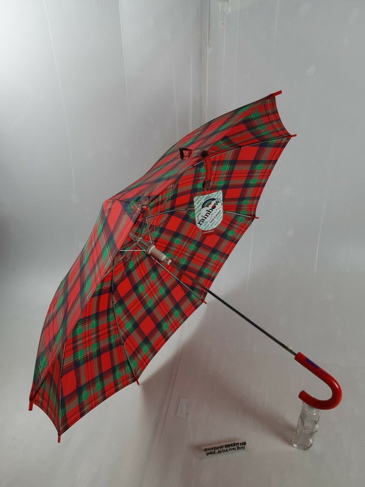 Long/Mini Umbrella - Automatic - Boys - 8 Slats - 0428M - Rainbow