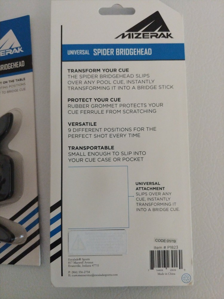 Mizerak Spider Bridge Head 9 Positions - New