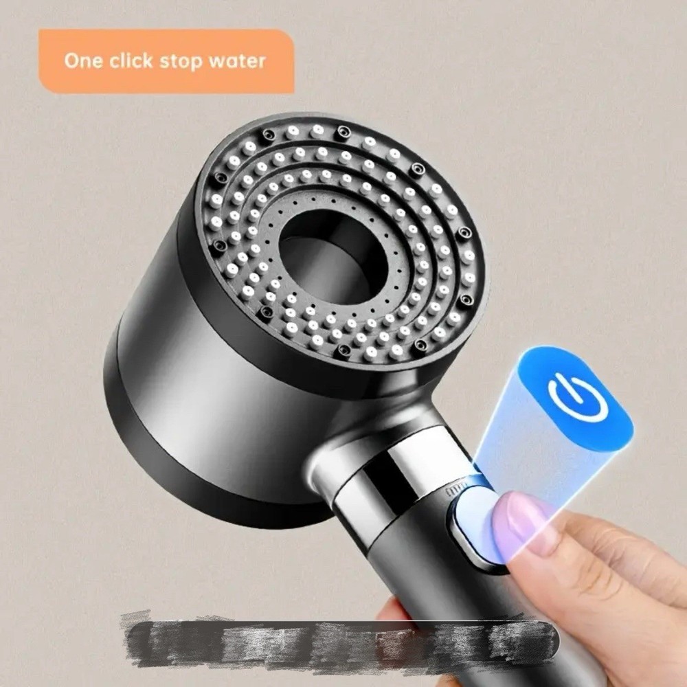 Filtered Shower Head in Sky Blue