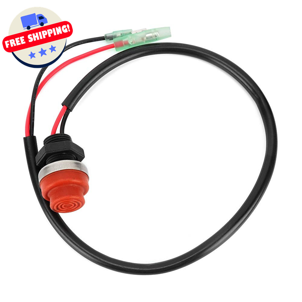 Outboard Start Button Boat Button Switch, Start Stop Keyless Push 1989