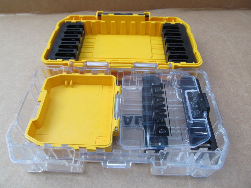 Empty Dewalt Tough Case stackable w/ storage