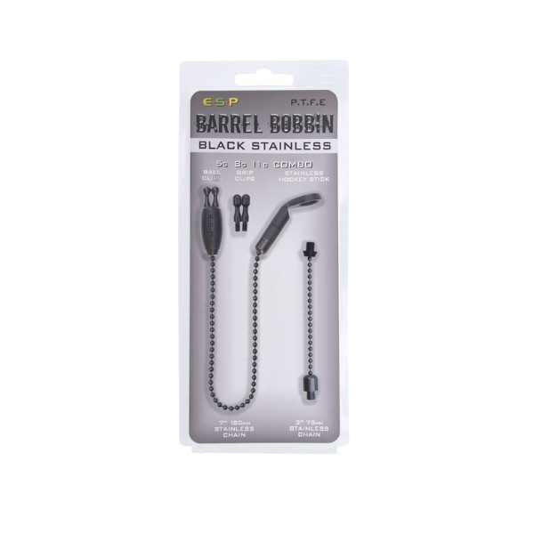 ESP Barrel Bobbins Black Stainless