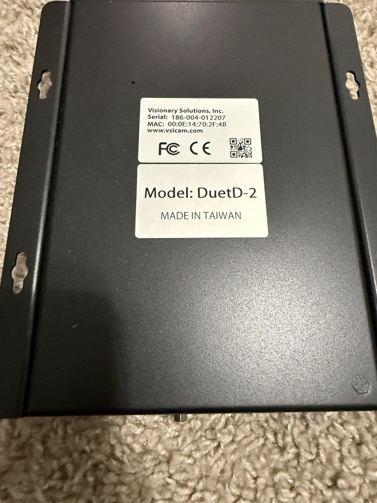 Visionary PacketAV DuetD-2 4K AV Over IP Decoder