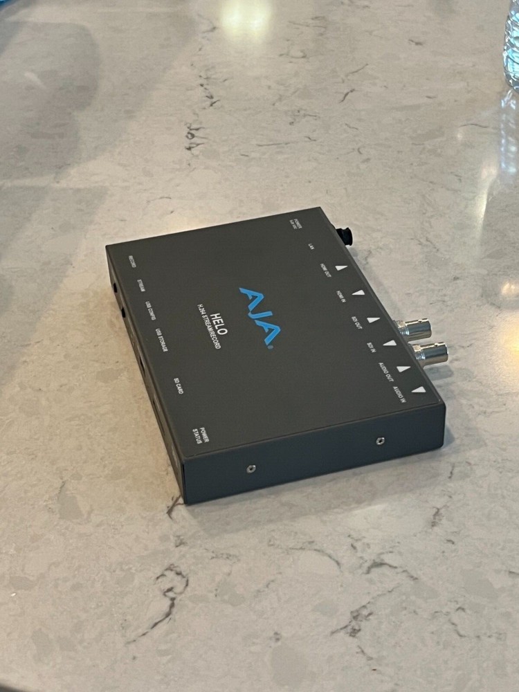 AJA Helo H.264 Streamer and Recorder