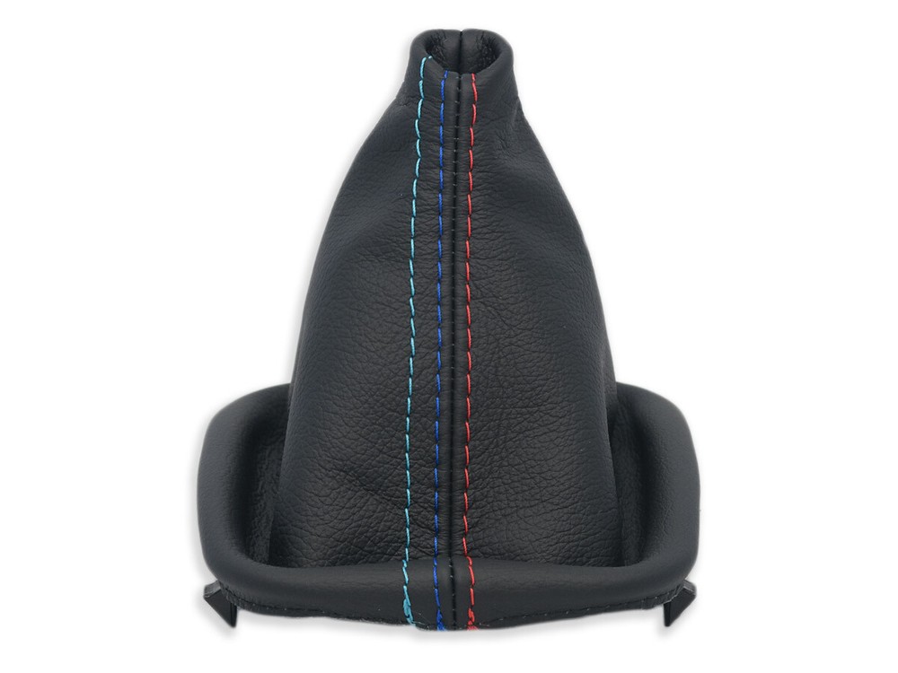 FOR BMW E30 1982-1994 GEAR SHIFT BOOT GAITER LEATHER STITCH MPOWER + FRAME