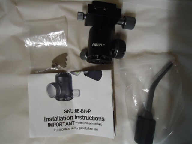 Ii Emart Tripod Fluid Head Pan Tilt Head With Handle And Quick Release Plate