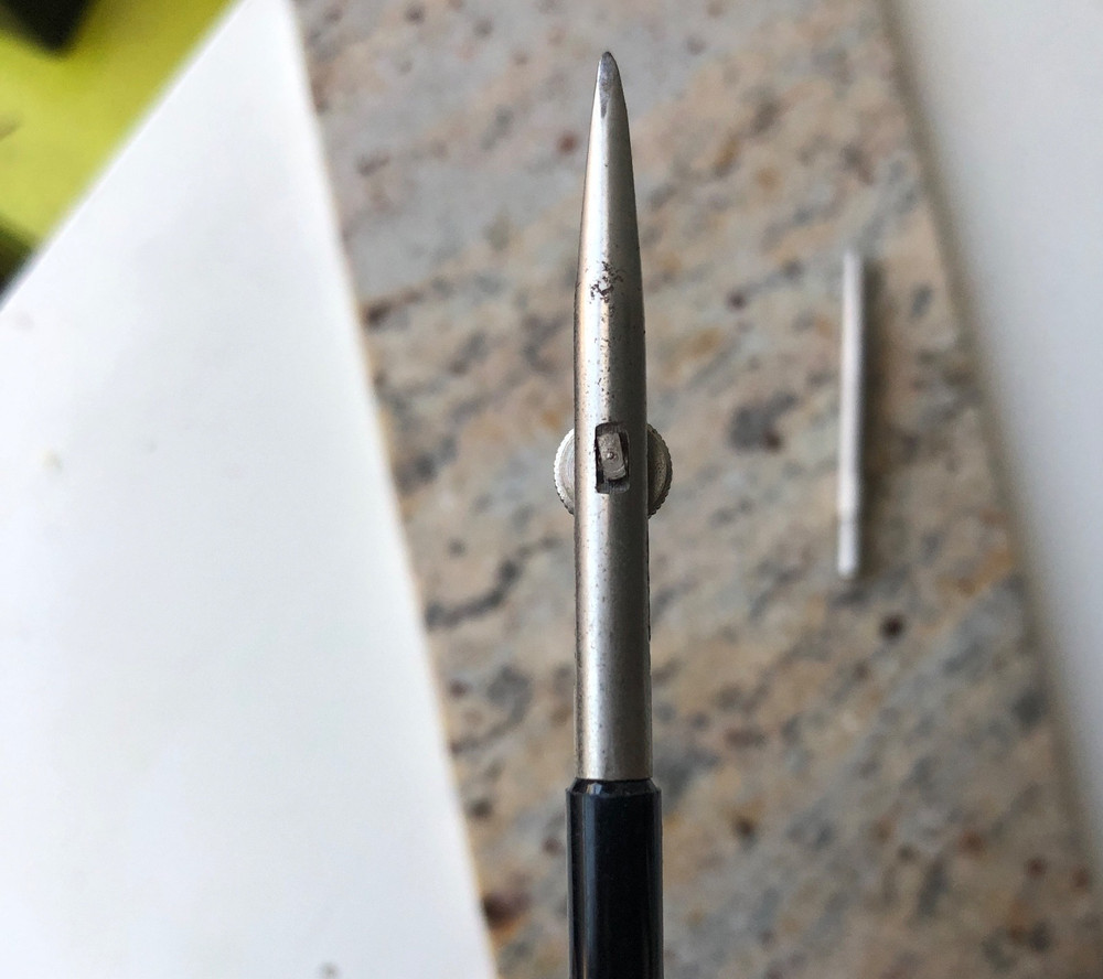 Vintage Drafting Ruling Pen / Drafting Tool w/ Spare Head / Top