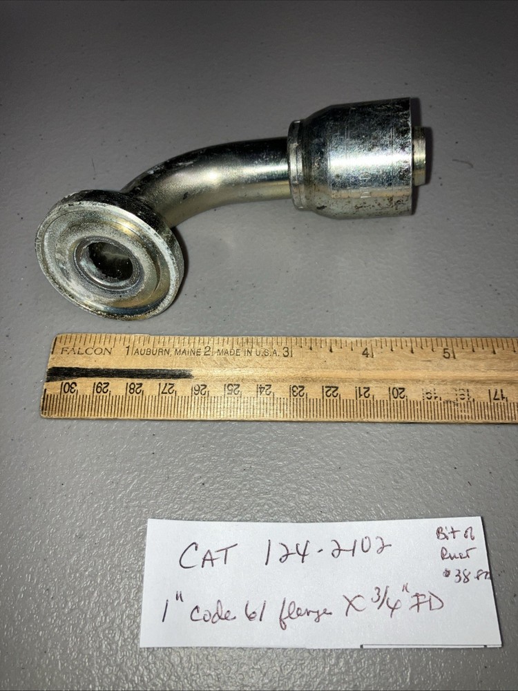 CAT 124-2102 Hose End, Free Ship